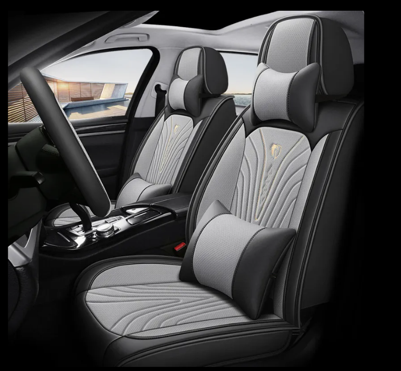 Universal Fit Premium Full-Leather Car Seat Covers